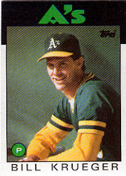 1986 Topps Baseball Cards      058      Bill Krueger